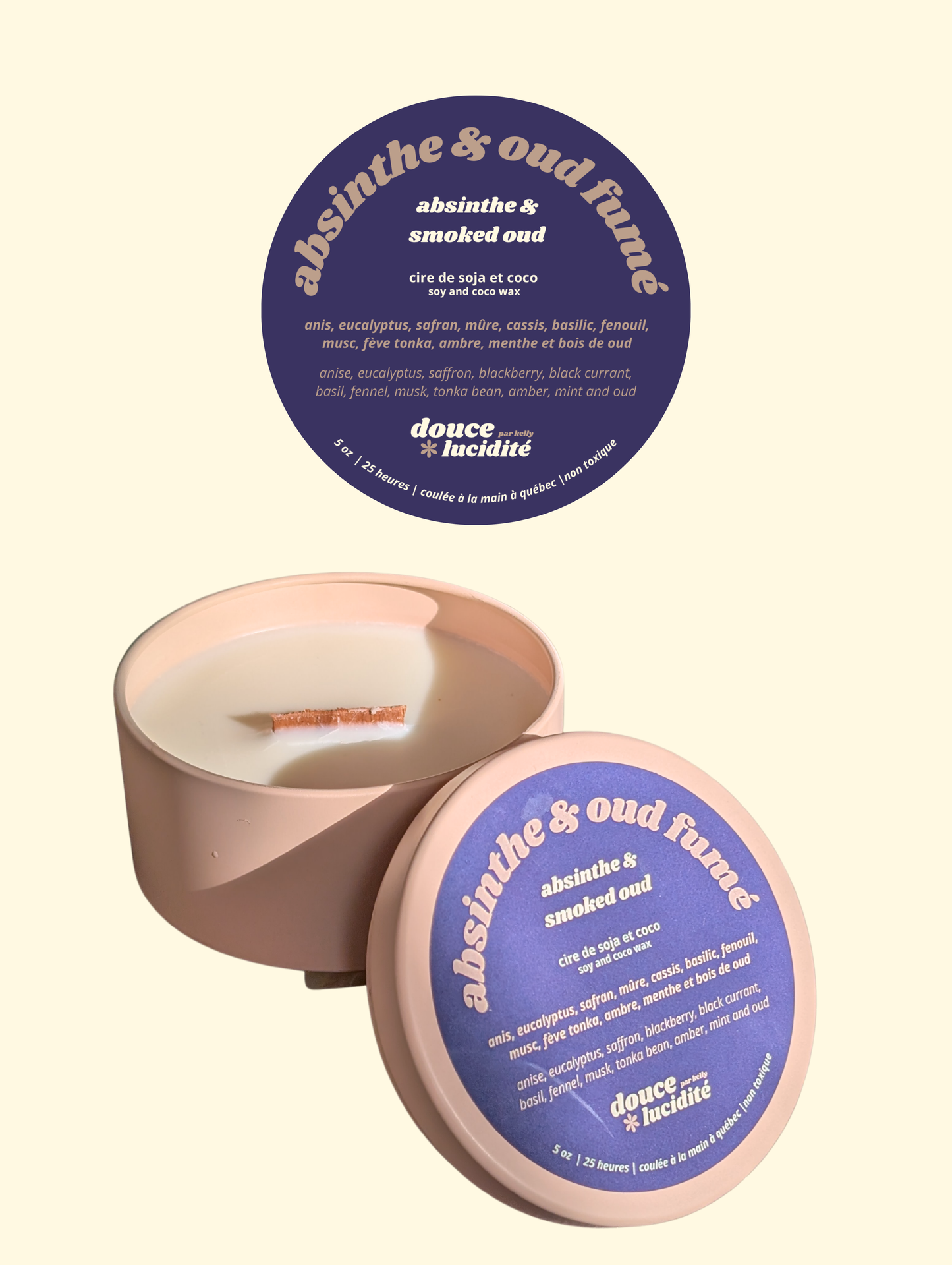 chandelle absinthe & oud fumé