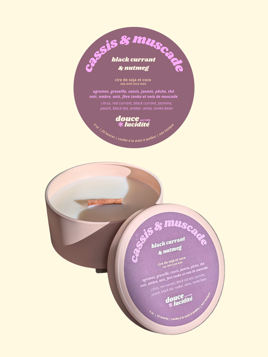 chandelle cassis & muscade