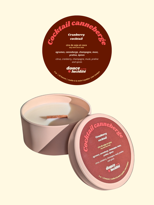 chandelle cocktail canneberge // édition limitée